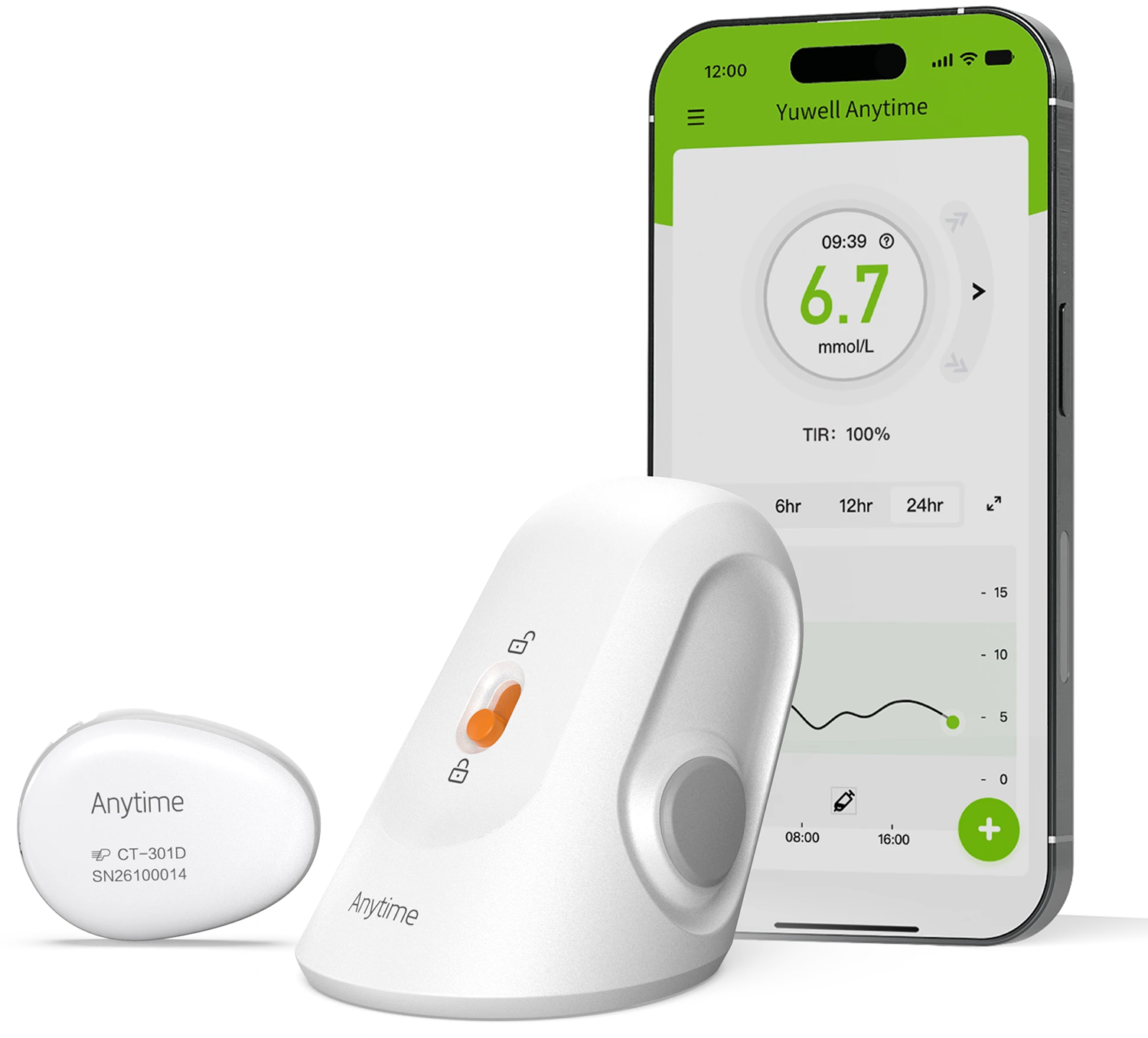 Yuwell medical imaging equipment in clinical use with healthcare professional